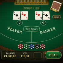 Slotuna - Baccarat Table Game - Elegant Casino