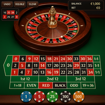 Slotuna - Roulette Table Game - European Wheel