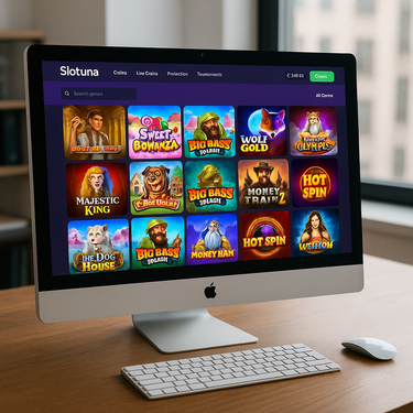 Slotuna - Intuityvus dizainas - Lietuviška kazino platforma