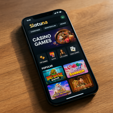 Slotuna - Mobilus žaidimas - Android ir iOS casino